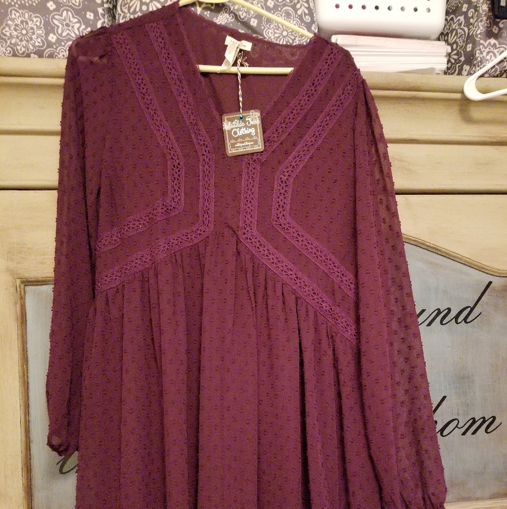 Plum colored Matilda Jane dress